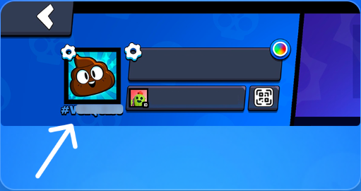 Brawl Stars player ID help illustration